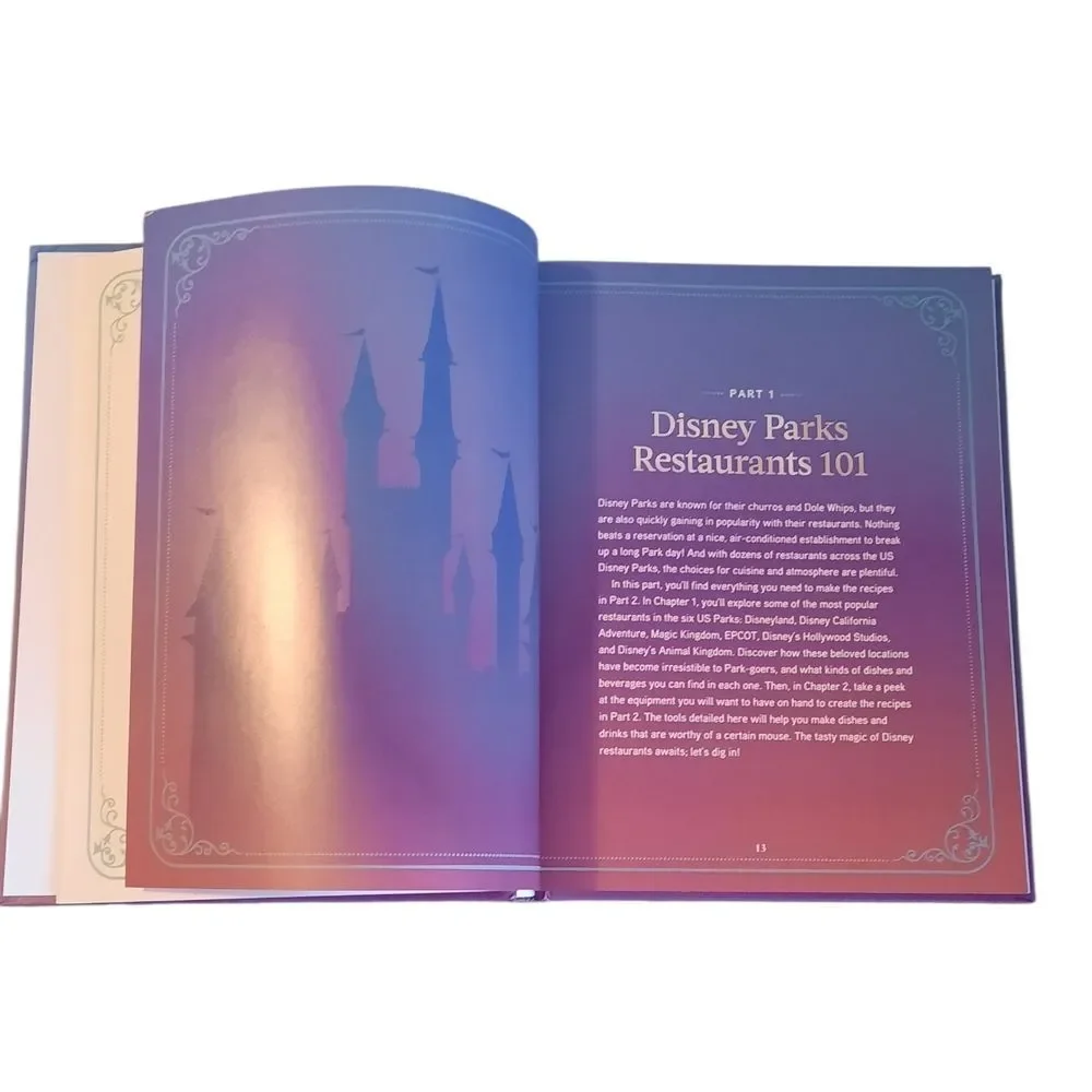 The Unofficial Disney Parks Restaurants Cookbook - Blue Cover